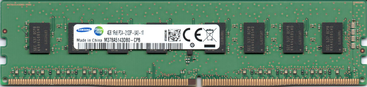 【楽天市場】【ポイント2倍】SAMSUNG サムスン PC4-17000U (DDR4-2133) 4GB DIMM 288pin