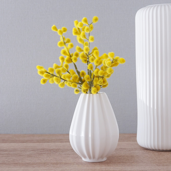 フラワーベース2個セット 白磁 花瓶 一輪挿し おしゃれ かわいい シンプル 花器 インテリア 北欧　 ジャパンディ | PEASE
