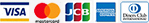 VISA MasterCard JCB AMERICN EXPERESS Diners Club