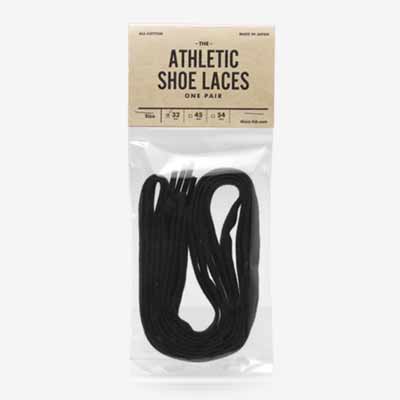 Athletic Shoe Laces Black アスレチック シューレース ブラック