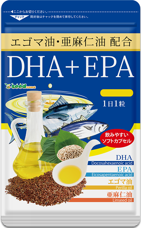 エゴマ油・亜麻仁油配合DHA＋EPA