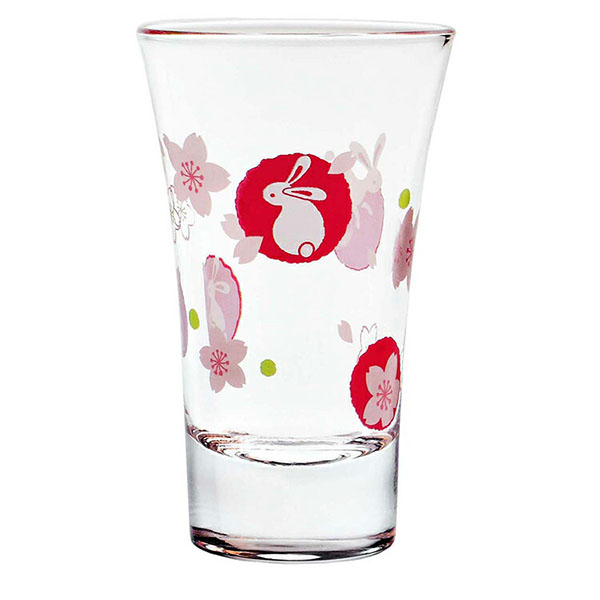 杯 丸紋うさぎと桜柄