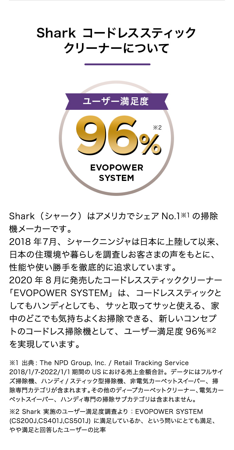 S967【3度使用】Shark  コードレススティッククリーナー