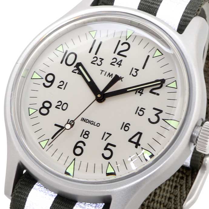TIMEX 腕時計 タイメックス 時計 ウォッチ TW2R80900 MK1 アルミニウム 40mm リフレクティブ オリーブ リバーシブルベルト クォーツ メンズ [並行輸入品]