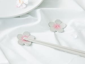 画像：箸置 - 花ばな - 淡桜 - ２ヶ入