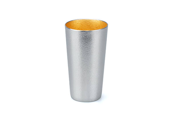 画像：ビアカップ – 金箔
