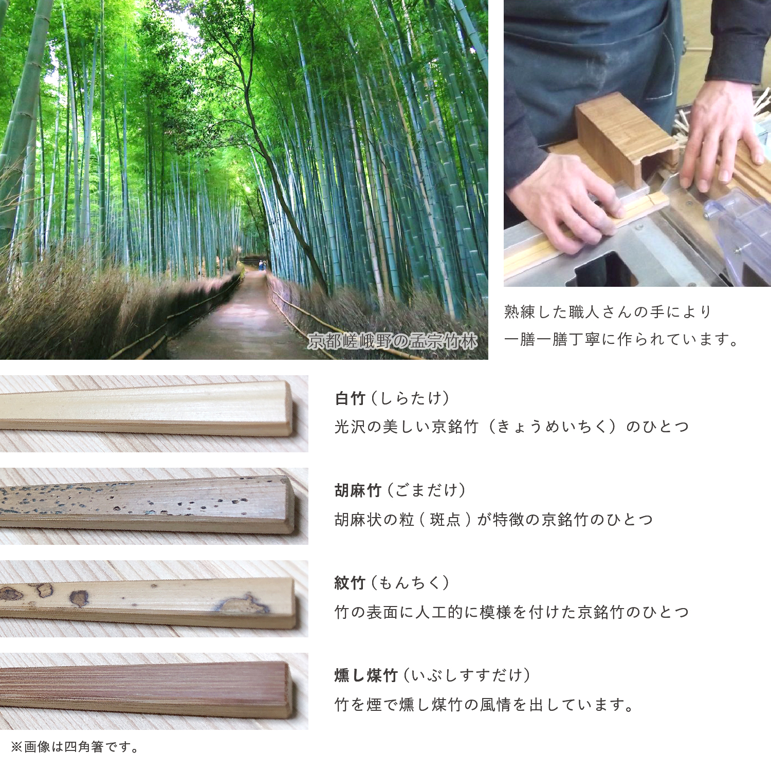 竹箸 「懐石箸 天節箸」TKN-012 京都製 茶懐石 懐石料理 茶事 国産 日本製 安心 箸 はし 