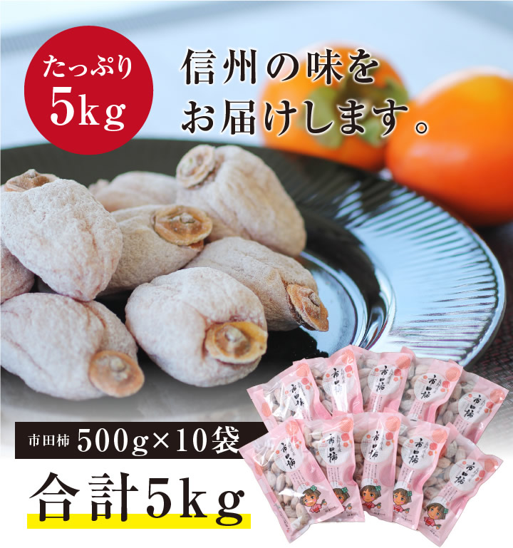 ☆大特価　市田柿　5kg分
