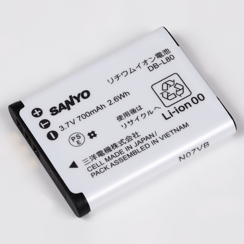 SANYO サンヨー DB-L80 純正 バッテリー 充電池 DBL80