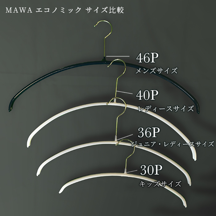 楽天市場】MAWAハンガー(マワハンガー)エコノミック 36P 20本セット 