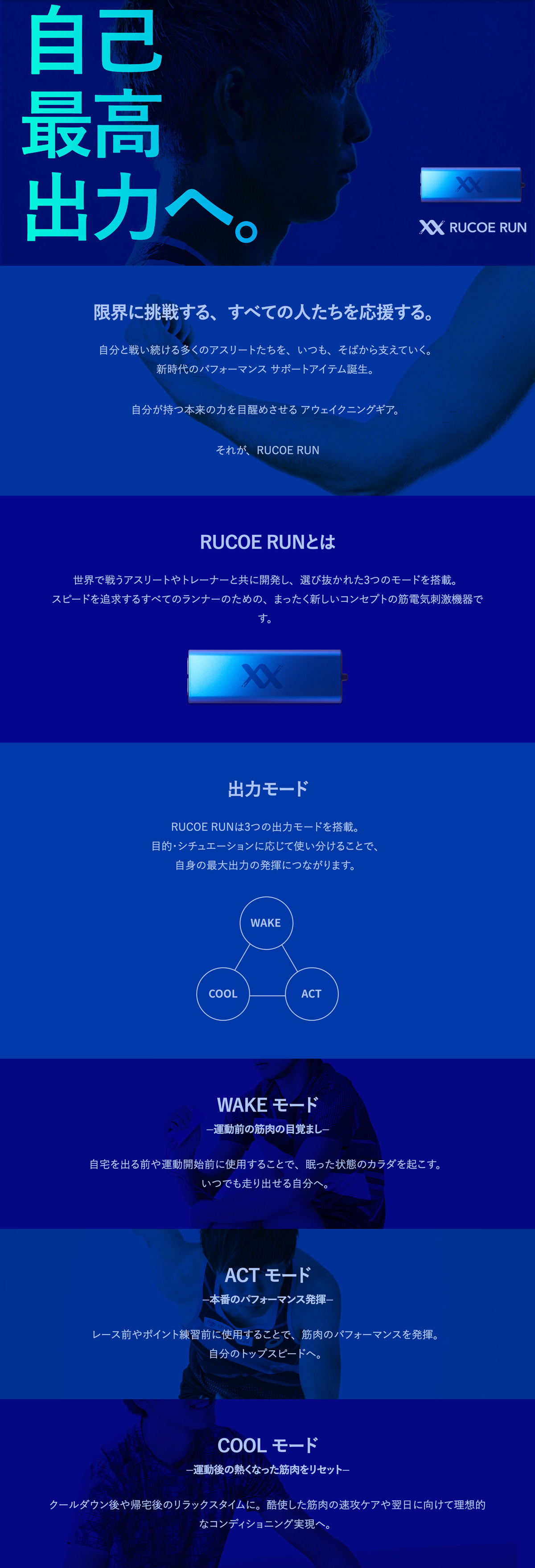 RUCOE RUN（ルコエラン） 筋電気刺激機器 伊藤超短波 001228