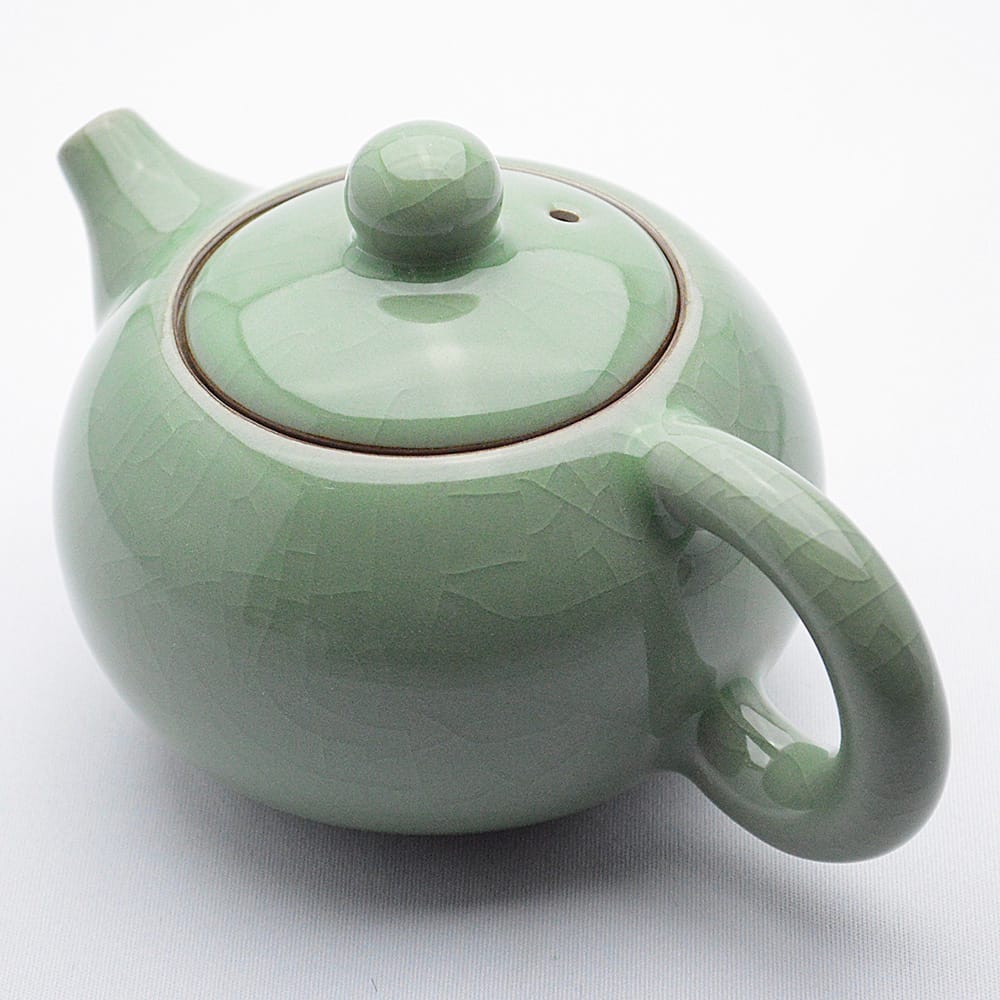 【楽天市場】青磁茶器セット(哥窯梅子青)茶壺150ml、茶海140ml、杯25ml×6：天香茶行