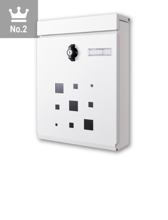 No.2 【ポストA4 『ひねりロック』 M18GHI】 便利なひねりロック機能玄関を彩る個性的なデザイン