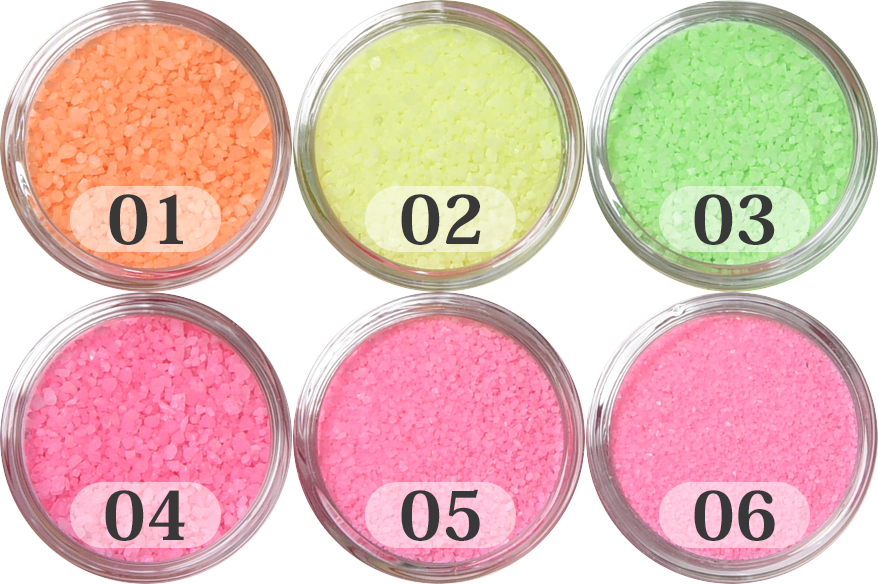 カラーサンド 日本製 デコレーションサンド 150g 小粒（0.5mm位） ネオンタイプ 蛍光ピンク（05） 花・観葉植物用品 