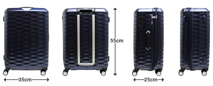 【各種利用でポイント最大25倍！】 Samsonite Polygon サムソナイト ポリゴン スピナー55  (DX4*001/111636) スーツケース 機内持ち込み可能 正規10年保証付 スーツケース旅行用品専門店トコー