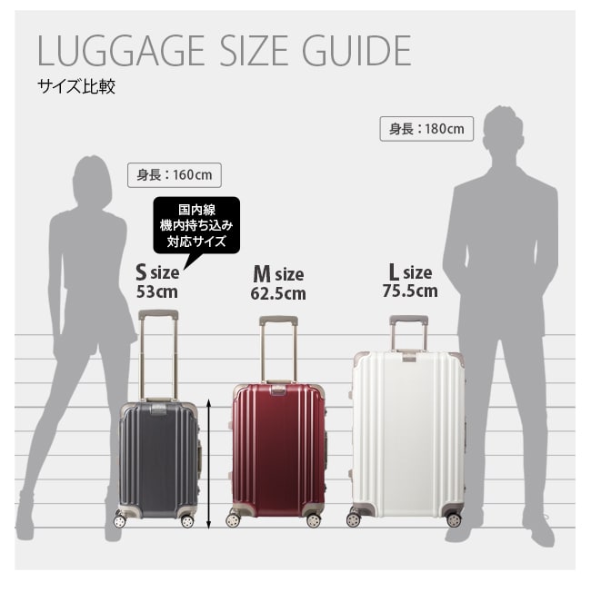 【新品未使用】スーツケース レジェンドウォーカー Sサイズ Grace グレース