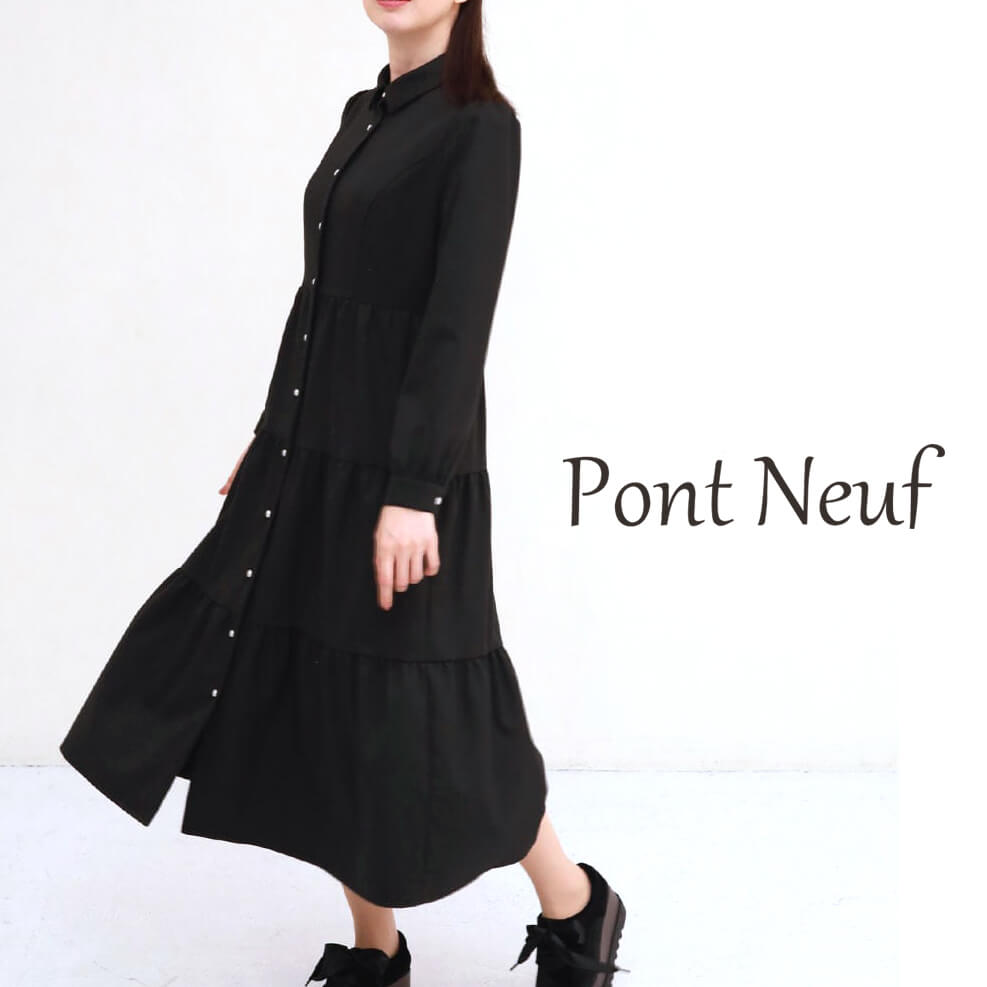 Pont Neuf ポンヌ　パール付きワンピース　2号Lサイズ