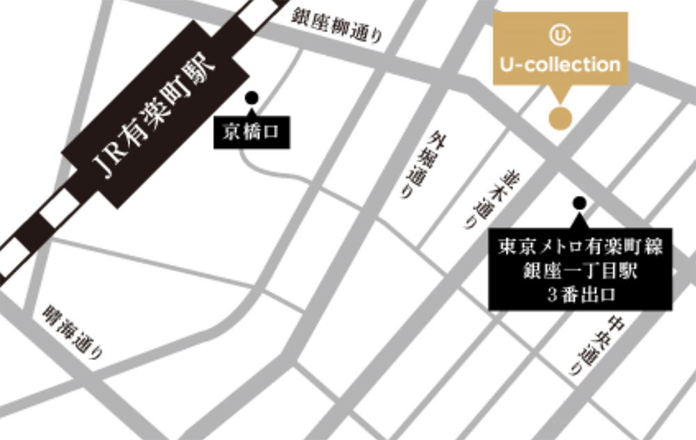 U-collection 銀座本店 MAP
