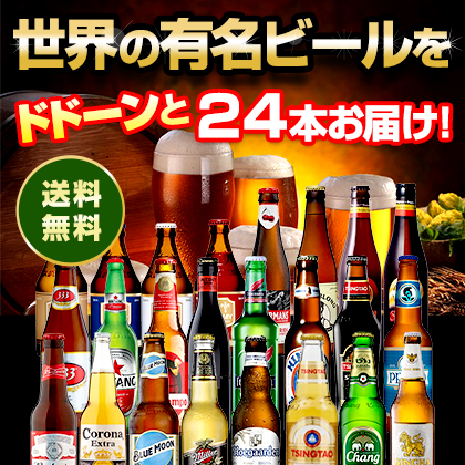 世界のビール24本セット