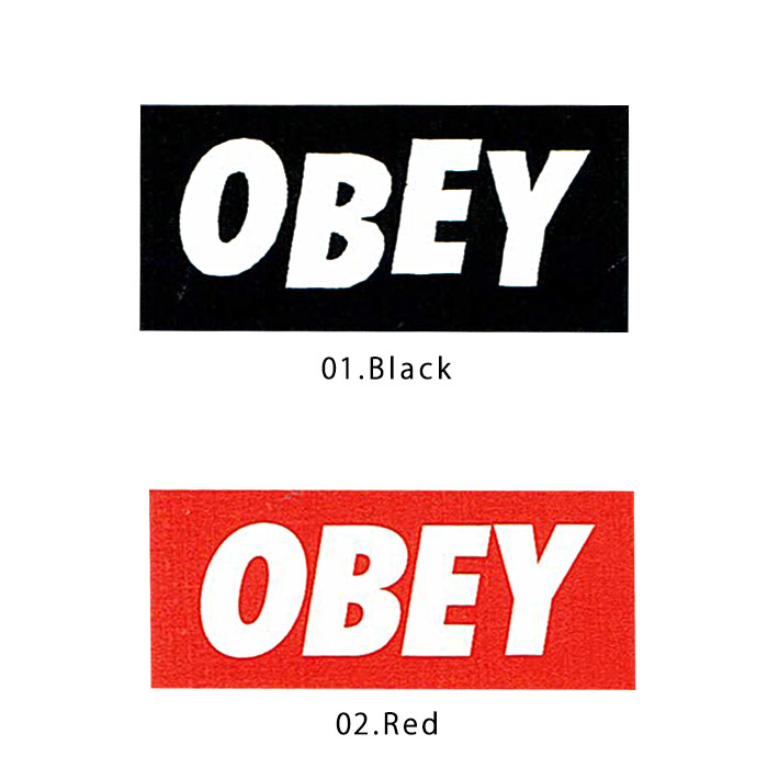 楽天市場 メール便ok Obey Sticker Obey Mini Logo 2色 ストリート ファッション グラフィック アート ステッカー シール デカール Usa アメリカ ポイント Foothill Gardens