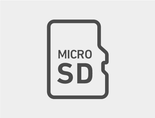 SDカードでメモリ拡張可能