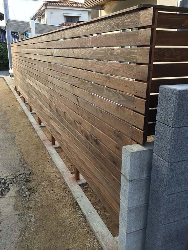 【セットとな】 木製の塀ブロック5個 ります - qrubber.com.do