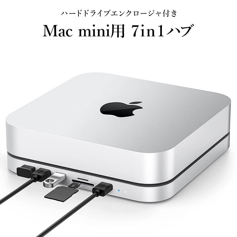 Mac mini用 7in1 ハブ