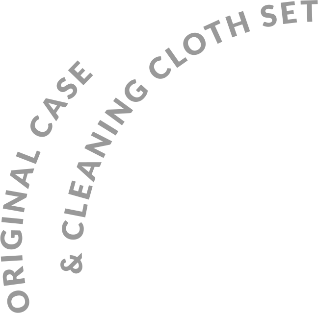 ORIGINAL CASE & CLEANING CLOTH SET